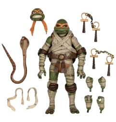 Tortues Ninja - Universal Monsters x Teenage Mutant Ninja Turtles figurine Ultimate Michelangelo as The Mummy 18 cm