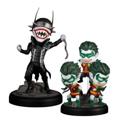 DC Comics - Pack 2 figurine Mini Egg Attack Dark Nights: Metal The Batman Who Laughs & Robin Minions 8 cm