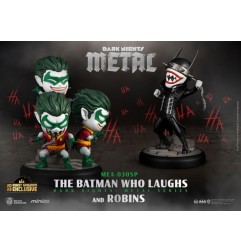 DC Comics - Pack 2 figurines Mini Egg Attack Dark Nights: Metal The Batman Who Laughs & Robin Minions 8 cm