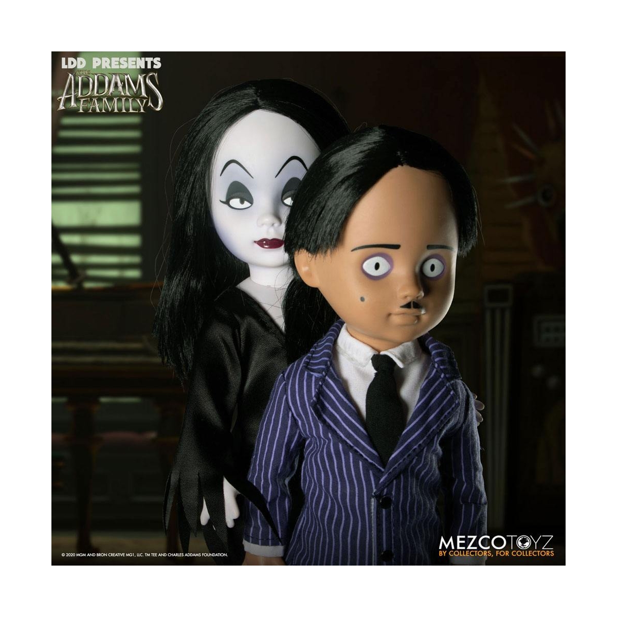 La Famille Addams - Pack poupées Living Dead Dolls Gomez