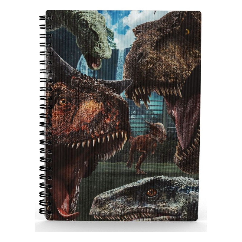 Jurassic Park - Jurassic World cahier effet 3D Selfie