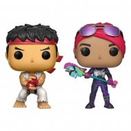 Fortnite - Pack 2 figurines POP! Ryu & Brite Bomber 5 cm