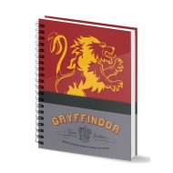 Harry Potter - Carnet de notes A4 Gryffindor