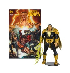 DC Comics - Figurine et comic book Black Adam 18 cm