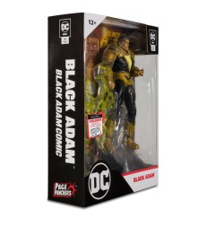 DC Comics - Figurine et comic book Black Adam 18 cm
