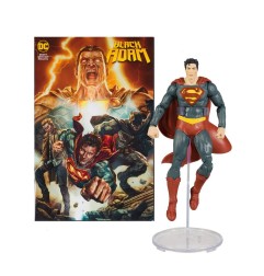 DC Comics - Figurine et comic book Superman 18 cm