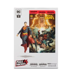 DC Comics - Figurine et comic book Superman 18 cm