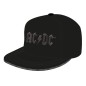 AC/DC - Casquette Snapback Logo Shiny Black AC/DC - Casquette Snapback Logo Shiny Black
