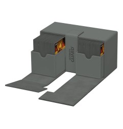 Ultimate Guard - Twin Flip`n`Tray 200+ XenoSkin Monocolor Gris