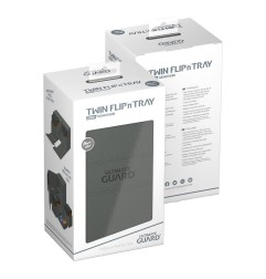 Ultimate Guard - Twin Flip`n`Tray 200+ XenoSkin Monocolor Gris