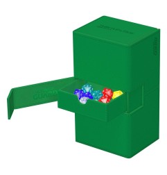 Ultimate Guard - Twin Flip`n`Tray 200+ XenoSkin Monocolor Vert