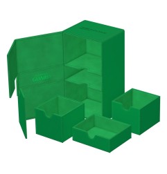 Ultimate Guard - Twin Flip`n`Tray 200+ XenoSkin Monocolor Vert