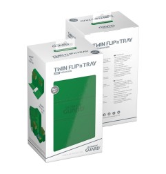 Ultimate Guard - Twin Flip`n`Tray 200+ XenoSkin Monocolor Vert