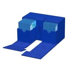 Ultimate Guard - Twin Flip`n`Tray 200+ XenoSkin Monocolor Bleu