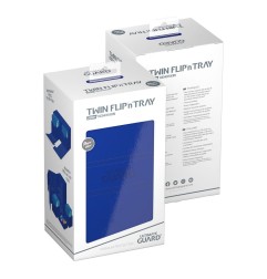 Ultimate Guard - Twin Flip`n`Tray 200+ XenoSkin Monocolor Bleu