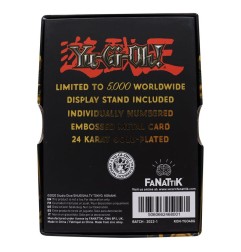 Yu-Gi-Oh - ! - Lingot Jinzo Limited Edition (plaqué or)
