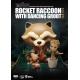 Les Gardiens de la Galaxie - Figurine Rocket Raccoon avec Dancing Groot 10 cm