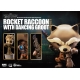 Les Gardiens de la Galaxie - Figurine Rocket Raccoon avec Dancing Groot 10 cm