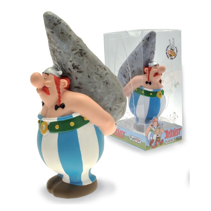 Asterix - AstÃ©rix tirelire PVC Obelix On Menhir 18 cm
