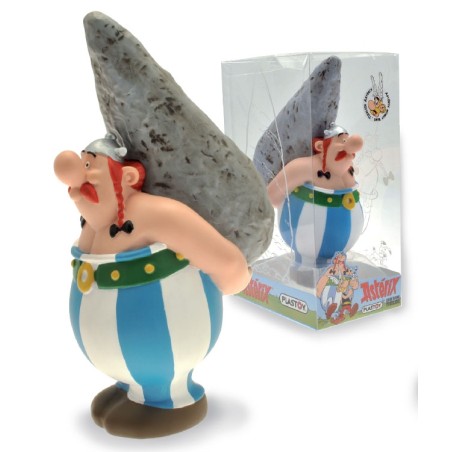 Asterix - AstÃ©rix tirelire PVC Obelix On Menhir 18 cm
