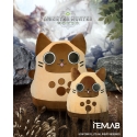 Monster Hunter World - Peluche Classic Palico Smoosh 25 cm