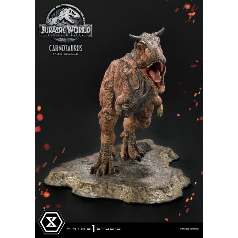 Jurassic Park - Jurassic World: Fallen Kingdom statuette PVC Prime Collectibles 1/38 Carnotaurus 16 cm