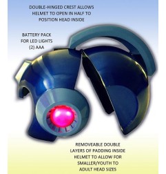 MegaMan - Réplique 1/1 casque de à  éclairage LED