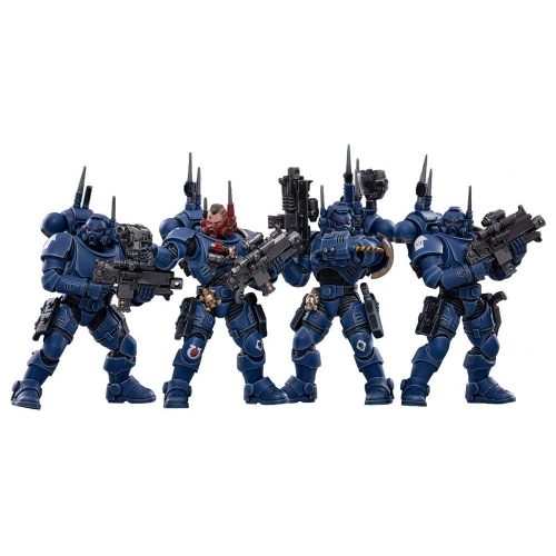 Warhammer 40k - Pack 4 figurines 1/18 Ultramarines Infiltrators 12 cm