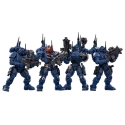 Warhammer 40k - Pack 4 figurines 1/18 Ultramarines Infiltrators 12 cm
