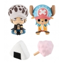 One Piece - Statuettes Look Up Trafalgar Law & Tony Tony Chopper LTD Ver. 11 cm