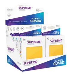 Ultimate Guard - 80 pochettes Supreme UX Sleeves taille standard Jaune Mat