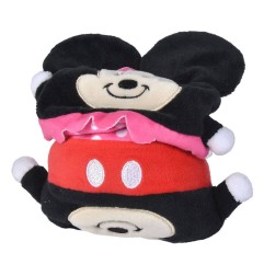 Mickey Mouse - Disney: Mickey peluche réversible Mickey/Minnie 8 cm