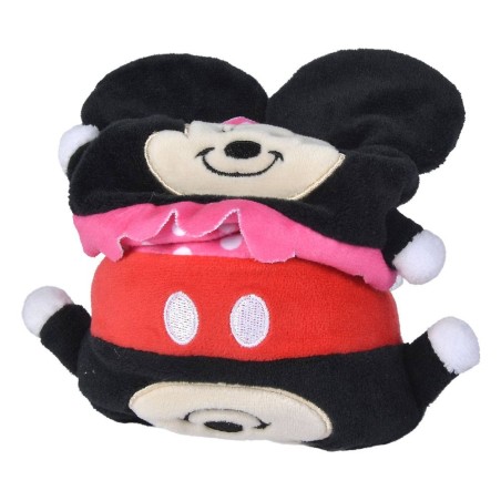 Mickey Mouse - Disney: Mickey peluche réversible Mickey/Minnie 8 cm