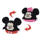 Disney - Peluche réversible Mickey/Minnie 8 cm