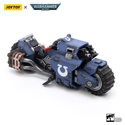 Warhammer 40k - Véhicule 1/18 Ultramarines Outrider Bike 22 cm