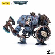 Warhammer 40k - Figurine 1/18 Space Marines Space Wolves Venerable Dreadnought Brother Hvor 20 cm