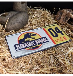 Jurassic Park - Réplique 1/1 plaque minéralogique Dennis Nedry