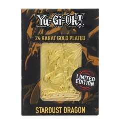 Yu-Gi-Oh - ! réplique Card Stardust Dragon (plaqué or)