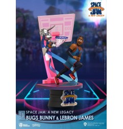 Space Jam : A New Legacy - Diorama D-Stage Bugs Bunny & Lebron James New Version 15 cm