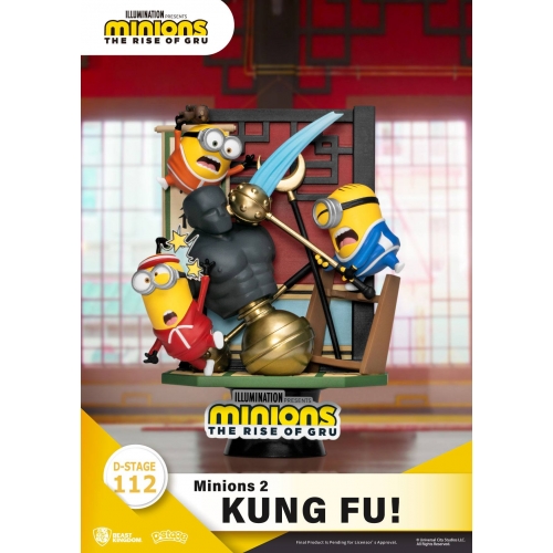 Les Minions 2 - Diorama D-Stage Kung Fu! 15 cm