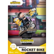 Les Minions 2 - Diorama D-Stage Rocket Bike 15 cm