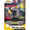 Les Minions 2 - Diorama D-Stage Rocket Bike 15 cm