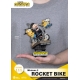 Les Minions 2 - Diorama D-Stage Rocket Bike 15 cm