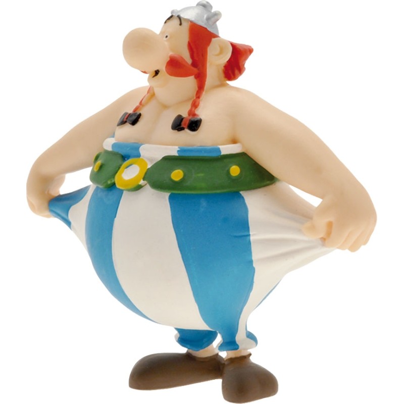 Asterix - Astérix figurine Obelix tenant son pantalon 8 cm Asterix - Astérix figurine Obelix tenant son pantalon 8 cm