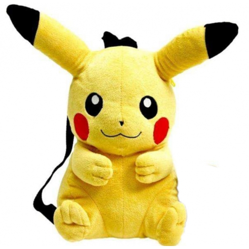 Pokemon - Sac à dos peluche Pikachu 27 cm