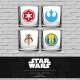 Star Wars - Pack 4 verres Classic Logos