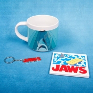 Les Dents de la mer - Set mug, sous-verre et porte-clés Be Aware