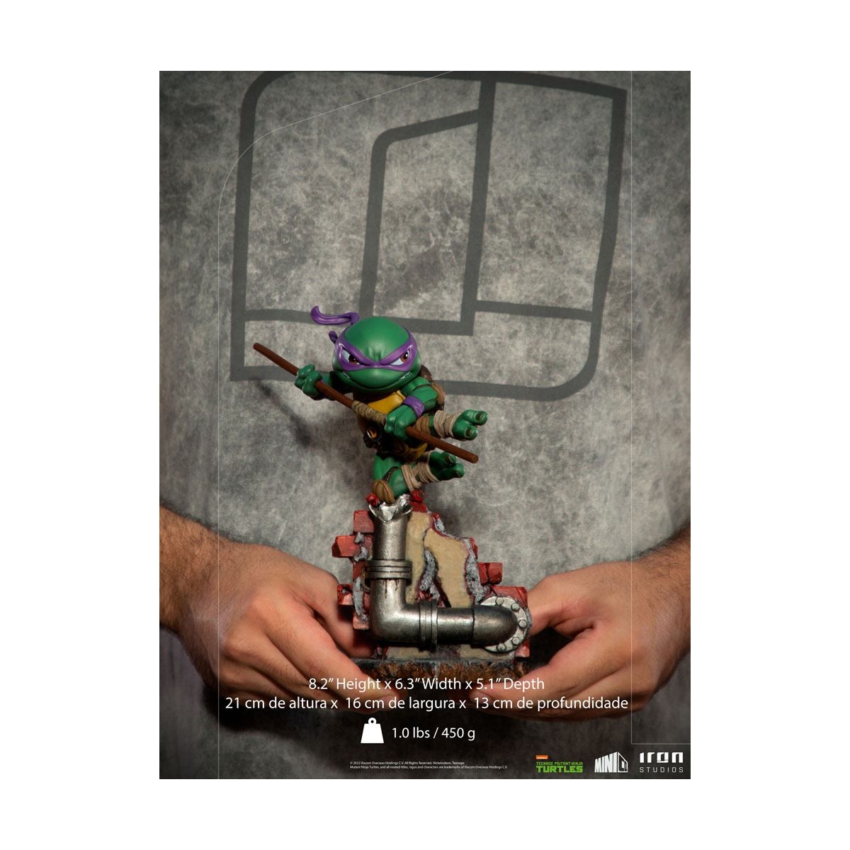 TMNT - Donatello - Figurine Mini Co 21cm : : Figurine Iron  Studios Tortue ninja