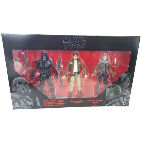 Star Wars Rogue One Black Series - Pack figurines Rebels vs. Imperials 2016 Exclusive 15 cm