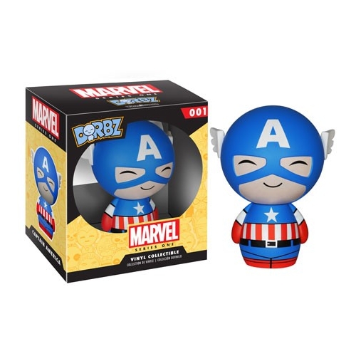 Marvel - Figurine Dorbz Serie 1 Captain America 8cm